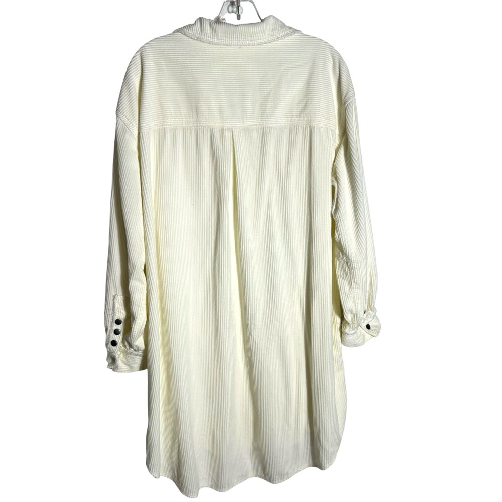 We the Free Women's Off White Corduroy Shirt Dress in Size S - Picture 2 of 16